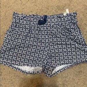 Blue and White Shorts